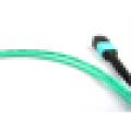 Fonte de fábrica MPO-MPO 8/12/24 cores multimodo 10G OM3 cabo de conexão de fibra óptica Cabo de ligação de fibra óptica pré-terminado interior